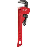 Pipe Wrench, 1" Jaw Capacity, 8" Long, Powder Coated Finish Stor-it Systems
