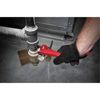 Pipe Wrench, 1" Jaw Capacity, 8" Long, Powder Coated Finish Stor-it Systems