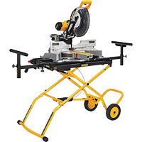 Double Bevel Sliding Compound Mitre Saw with Heavy-Duty Rolling Stand UAL184 | Stor-it Systems