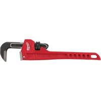 Steel Pipe Wrench, 2" Jaw Capacity, 14" Long, Powder Coated Finish, Ergonomic Handle UAL236 | Stor-it Systems