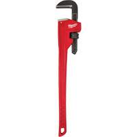 Steel Pipe Wrench, 5" Jaw Capacity, 36" Long, Powder Coated Finish, Ergonomic Handle UAL237 | Stor-it Systems