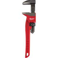 Smooth Jaw Pipe Wrench, 2-5/8" Jaw Capacity, 12" Long, Powder Coated Finish, Ergonomic Handle UAL242 | Stor-it Systems