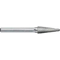 DRILLCO Magnum Double Cut Solid Carbide Burr, SL-3, 3/8" Dia., 1/4" Shank, 1-1/16" Depth of Cut Stor-it Systems