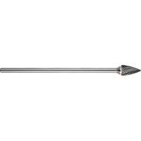 DRILLCO Double Cut Flame Shaped Burr, SG-1L6 Stor-it Systems