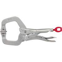 Torque Lock Locking Pliers with Swivel Jaws, 6" Length, C-Clamp Stor-it Systems