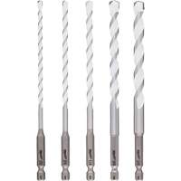 Shockwave Multi-Material Drill Bit Set, 5 Pieces, Carbide Stor-it Systems