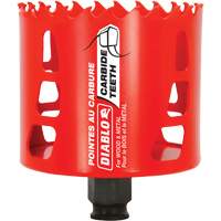 Scie cloche pour bois et m&eacute;tal, 3-1/8", Profondeur de la coupe 2-3/8", Carbure Stor-it Systems