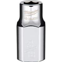 SAE Socket with Four Flat Sides, 3/8", 1/2" Drive, 6 Points Stor-it Systems