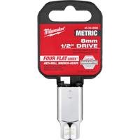 Metric Socket with Four Flat Sides, 8 mm, 1/2" Drive, 6 Points Stor-it Systems