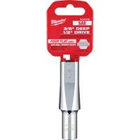 SAE Socket with Four Flat Sides, 3/8", 1/2" Drive, 6 Points, Deep Stor-it Systems