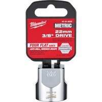 Metric Socket with Four Flat Sides, 22 mm, 3/8" Drive, 6 Points Stor-it Systems