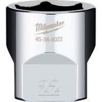 Metric Socket with Four Flat Sides, 22 mm, 3/8" Drive, 6 Points Stor-it Systems