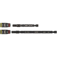 3-in-1 Impact Flip Socket Set, Hex, 1/4" Drive, 3 Pcs Stor-it Systems