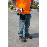 Lineman's Tool Pouch, Multiple Tool Holder, Leather, 3 Pockets Stor-it Systems