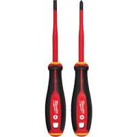 Insulated Slim Tip Screwdriver Set, 2 Pcs., Magnetic UAX180 | Stor-it Systems