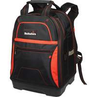 Molded Base Bottom Tool Backpack, Black/Orange, Ballistic/Polyester UAX325 | Stor-it Systems
