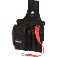 Small Technician's Pouch, Ballistic Polyester, Black/Red Stor-it Systems