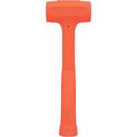 Compo-Cast&reg; Standard Soft Face Hammer, 18 oz. Head Weight, Plain Face, 29" L Stor-it Systems