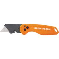 Folding Utility Knife, 1" Blade, Steel Blade, Plastic Handle UAX404 | Stor-it Systems