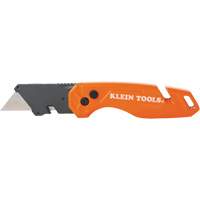 Folding Utility Knife With Blade Storage, 1" Blade, Steel Blade, Metal Handle UAX405 | Stor-it Systems