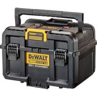 ToughSystem&reg; 2.0 20V Dual Port Charger, 14" x 15" x 9", Black/Yellow Stor-it Systems