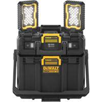 TOUGHSYSTEM<sup>®</sup> 2.0 Adjustable Work Light with Storage, 11" W x 16" D x 14" H, Black/Yellow UAX514 | Stor-it Systems