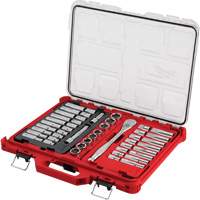 47-Piece Ratchet & Socket Set with PACKOUT™ Low-Profile Organizer, 1/2" Drive Size UAX561 | Stor-it Systems
