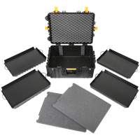 Heavy-Duty Portable Rolling Tool Case, 18-3/5" W x 24-3/5" D x 11-1/2" H, Black Stor-it Systems