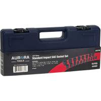SAE Socket Set, 19 Pcs, Impact, 1/2" Drive Size Stor-it Systems