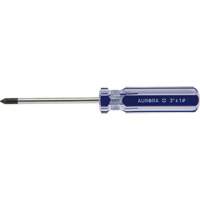 Blue Transparent Striped Philips Screwdriver, #1, Plastic Handle Stor-it Systems