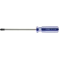 Blue Transparent Striped Philips Screwdriver, #3, Plastic Handle Stor-it Systems