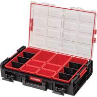 Organisateur tr&egrave;s-grand avec bacs courts Arx, 23" x 15-1/5" x 5", Noir Stor-it Systems