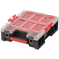 Organisateur moyen haut avec bacs Arx, 10-2/5" x 14-3/10" x 4-1/5", Noir Stor-it Systems