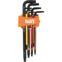 Colour-Coded Extra-Long L Style Hex Key Caddy Set, 9 Pcs., Imperial Stor-it Systems