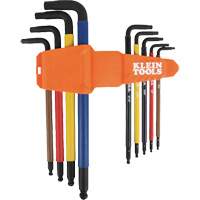 Jeu de cl&eacute; hex de style L extra longues et chromocod&eacute;es avec support, 9 mcx, Imp&eacute;rial Stor-it Systems