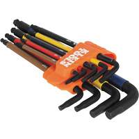 Jeu de cl&eacute; hex de style L extra longues et chromocod&eacute;es avec support, 9 mcx, Imp&eacute;rial Stor-it Systems