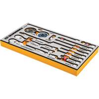 Jeu d'outils pour maître m&eacute;canicien MEGAMOD dans des plateaux en mousse modulaire de premi&egrave;re qualit&eacute; avec rangement d'outils, 1268 morcea Stor-it Systems