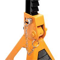 Ratcheting Jack Stand, Locking Pin, 6 tons Capacity, 15-3/4" - 24-1/2" H Stor-it Systems
