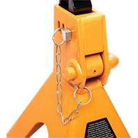 Ratcheting Jack Stand, Locking Pin, 3 tons Capacity, 11-3/4" - 17-1/2" H Stor-it Systems