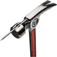 Marteau de charpente en acier avec face meul&eacute;e, 22 oz, Prise en Acier plein, 16" lo Stor-it Systems