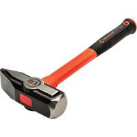 Fiberglass Blacksmith Hammer, 4 lbs Head Weight, 14" L Stor-it Systems