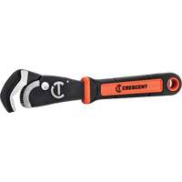 Cl&eacute; bimat&eacute;riau auto-ajustable pour tuyau, Cap des m&acirc;choires 1-1/2", Longueur 12", Fini Oxyde noir, Prise Coussin&eacute;e Stor-it Systems