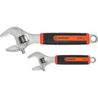Quick-Fit-Jaw Adjustable Wrench Set, Adjustable, 2 Pieces, Imperial and Metric Stor-it Systems