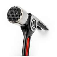 Marteau de charpente &agrave; face meul&eacute;e, 28 oz, Prise en Acier plein, 16" lo Stor-it Systems