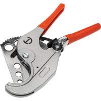 Ratcheting PVC Pipe Cutter with Dipped Grips, 1/4"- 2-3/8" Capacity Stor-it Systems
