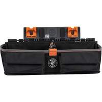 Module pour grande poche avec crochet en S Bucket Work Centre, Nylon, 3 pochettes, Noir/Orange Stor-it Systems