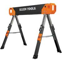 Adjustable-Leg Folding Saw Horse and Jobsite Table Stor-it Systems