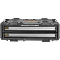 Bloc &agrave; 2 tiroirs TOUGHSYSTEM 2.0 DXL, 30" x 21-13/20" x 10", Noir/Jaune Stor-it Systems