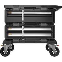 Poste de travail modulaire 4-en-1 TOUGHSYSTEM 2.0 DXL, 34" x 25-4/5" x 30", Noir/Jaune Stor-it Systems