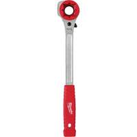 Lineman's High-Leverage Ratcheting Wrench with Milled Strike Face, 3/4"/1"/1-1/8" Drive, Ergonomic Handle Stor-it Systems